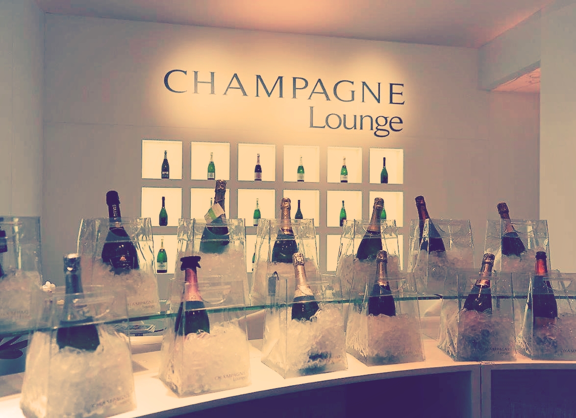 Champagne Lounge Chic fashionable areas dedicated to Champagne Wines